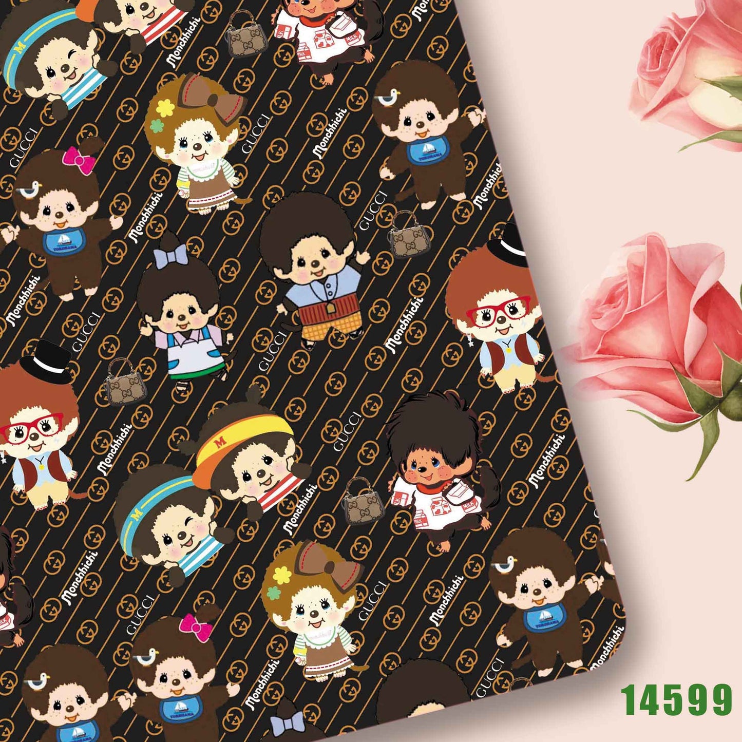 printed fabric 140x50cm14596
