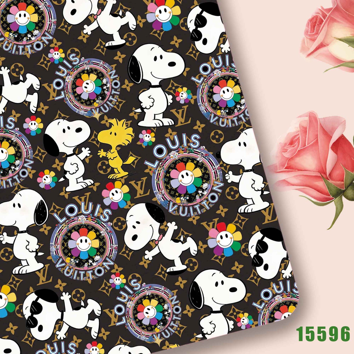 printed fabric 140x50cm15591