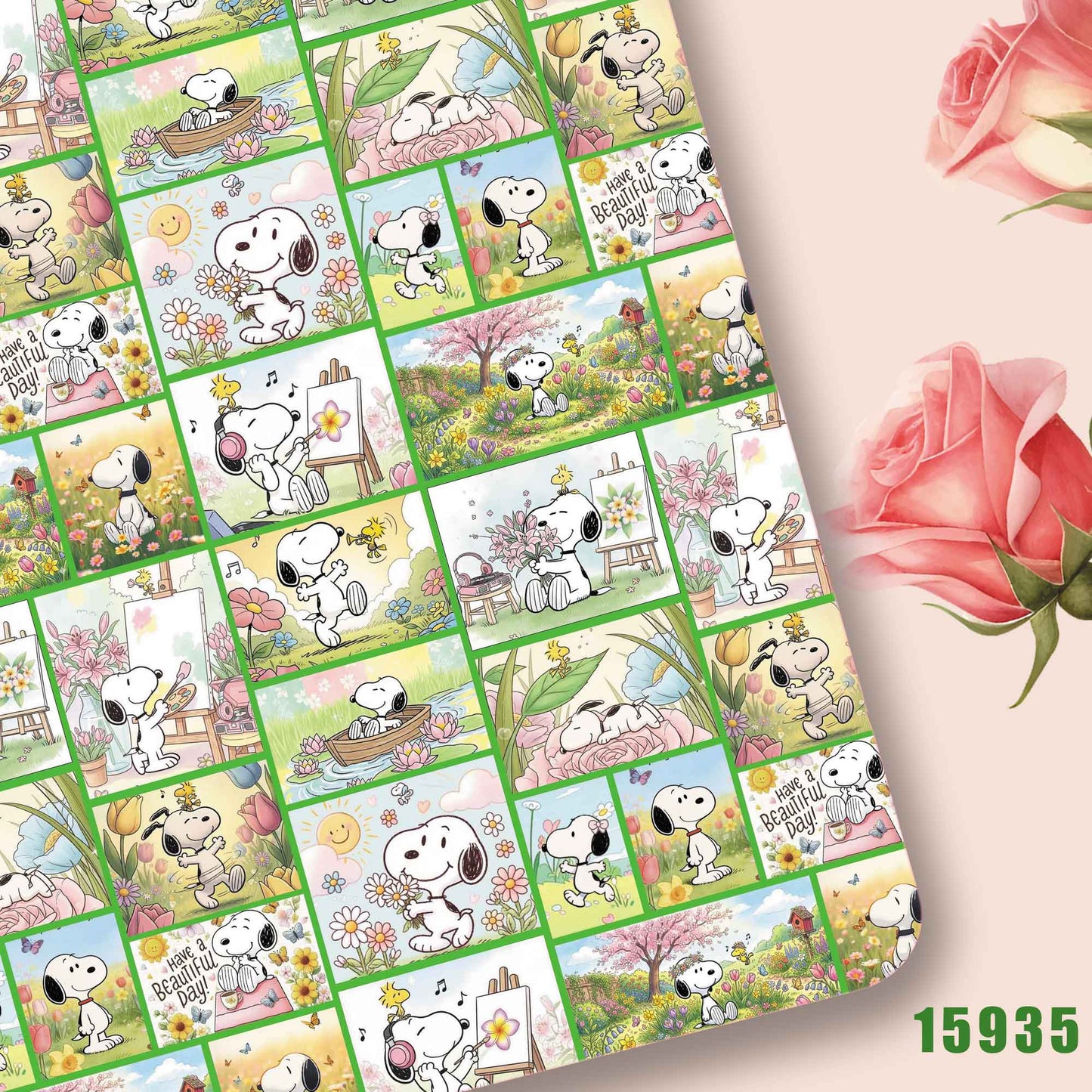 printed fabric 140x50cm15935
