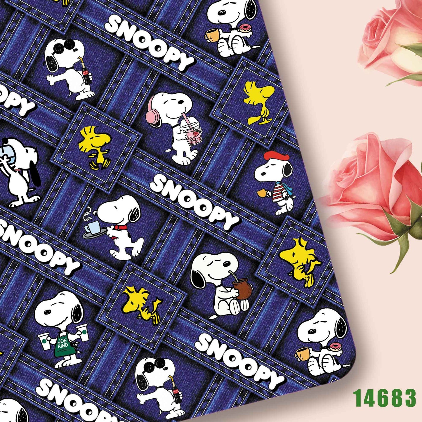 printed fabric 140x50cm14676