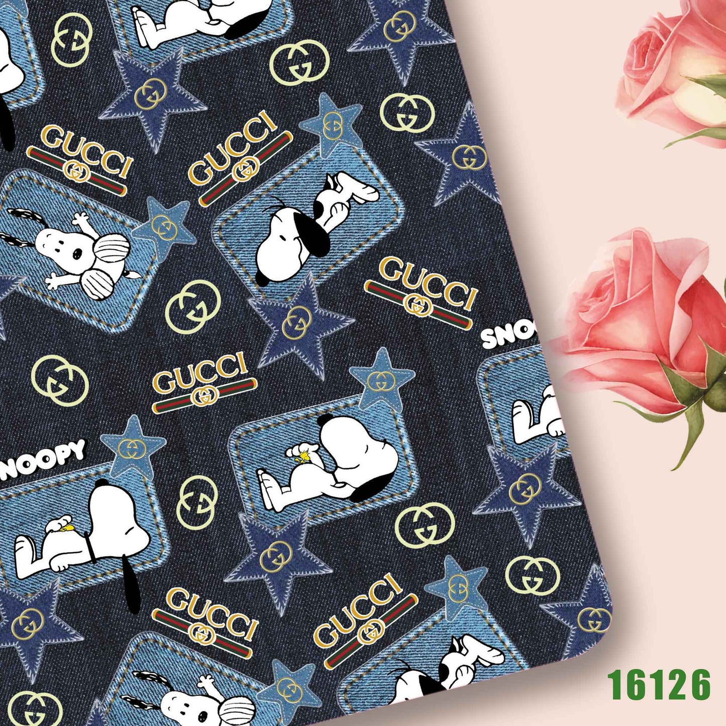 printed fabric 140x50cm16120