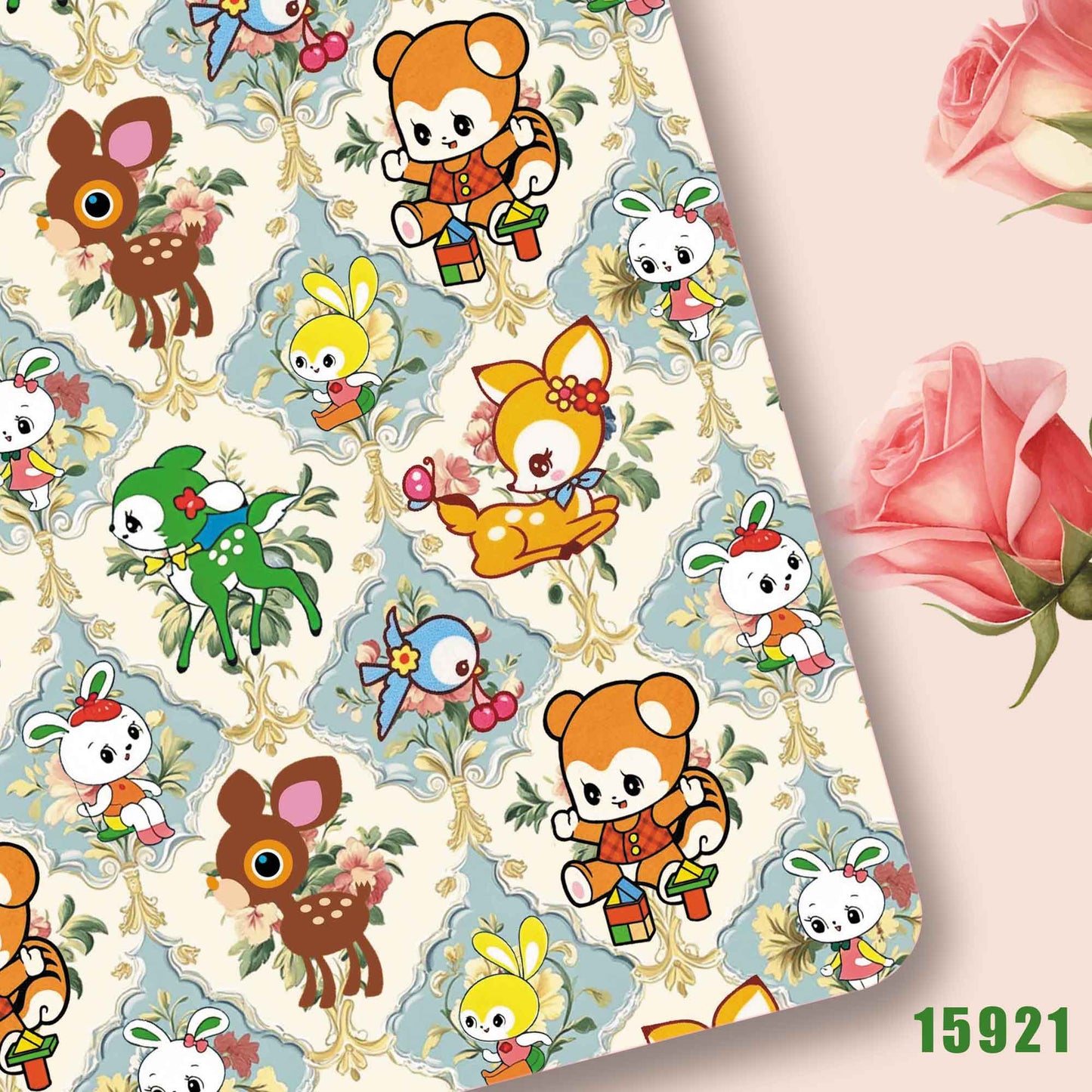 printed fabric 140x50cm15913