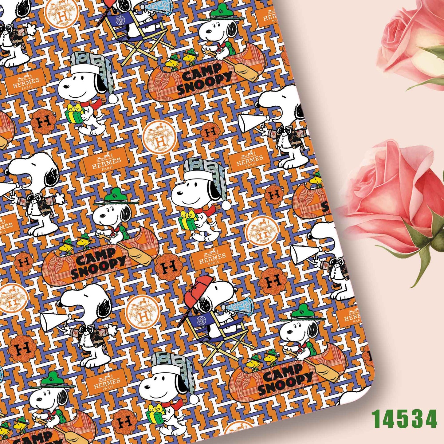 printed fabric 140x50cm14532