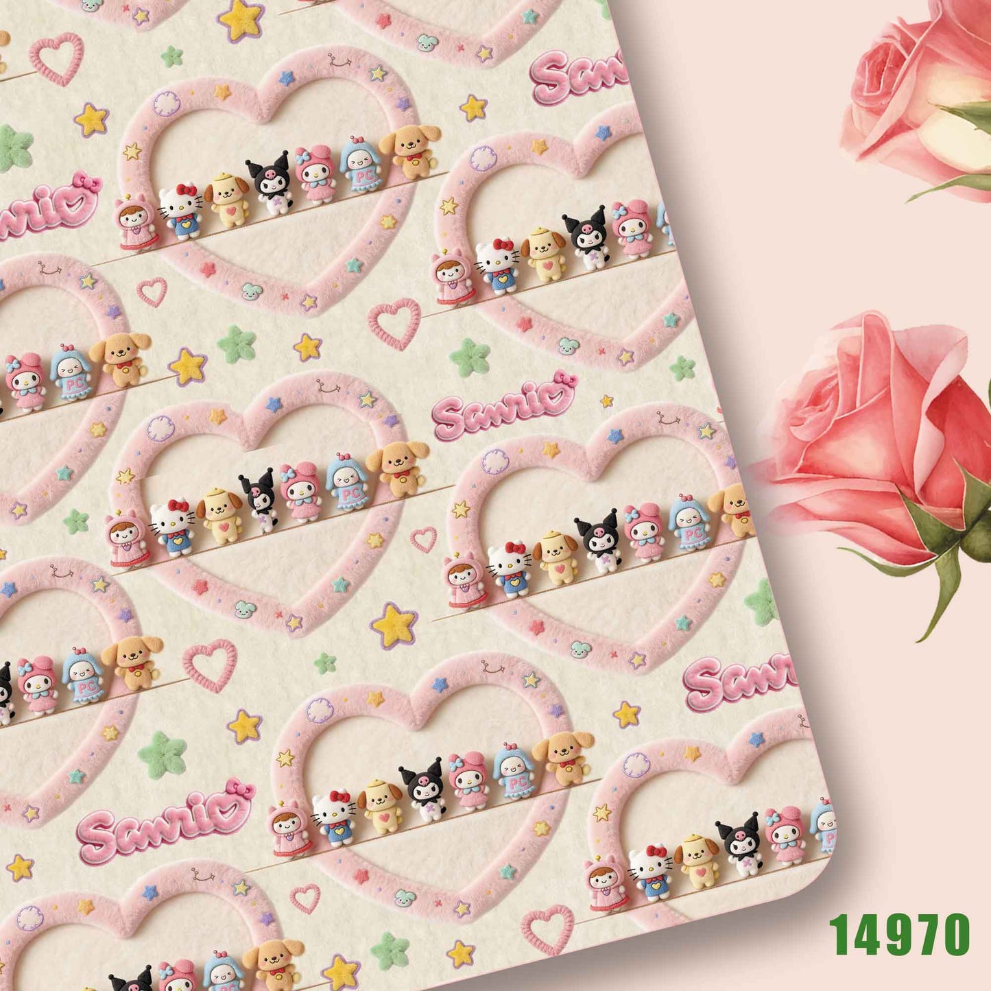 printed fabric 140x50cm14970