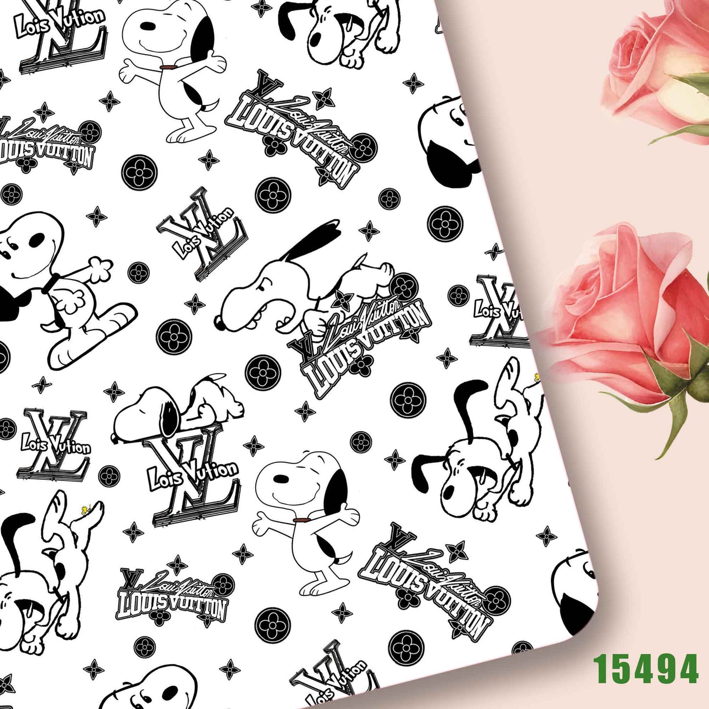printed fabric 140x50cm15491