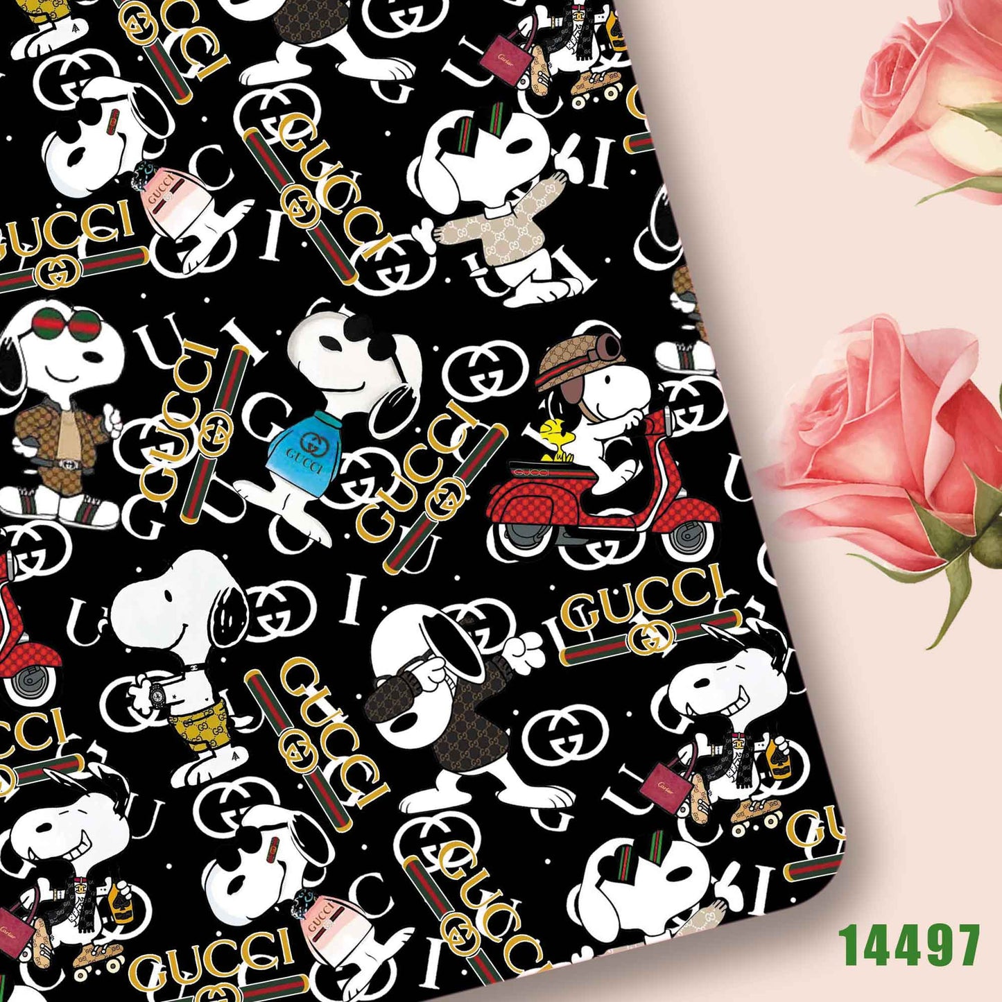 printed fabric 140x50cm14491