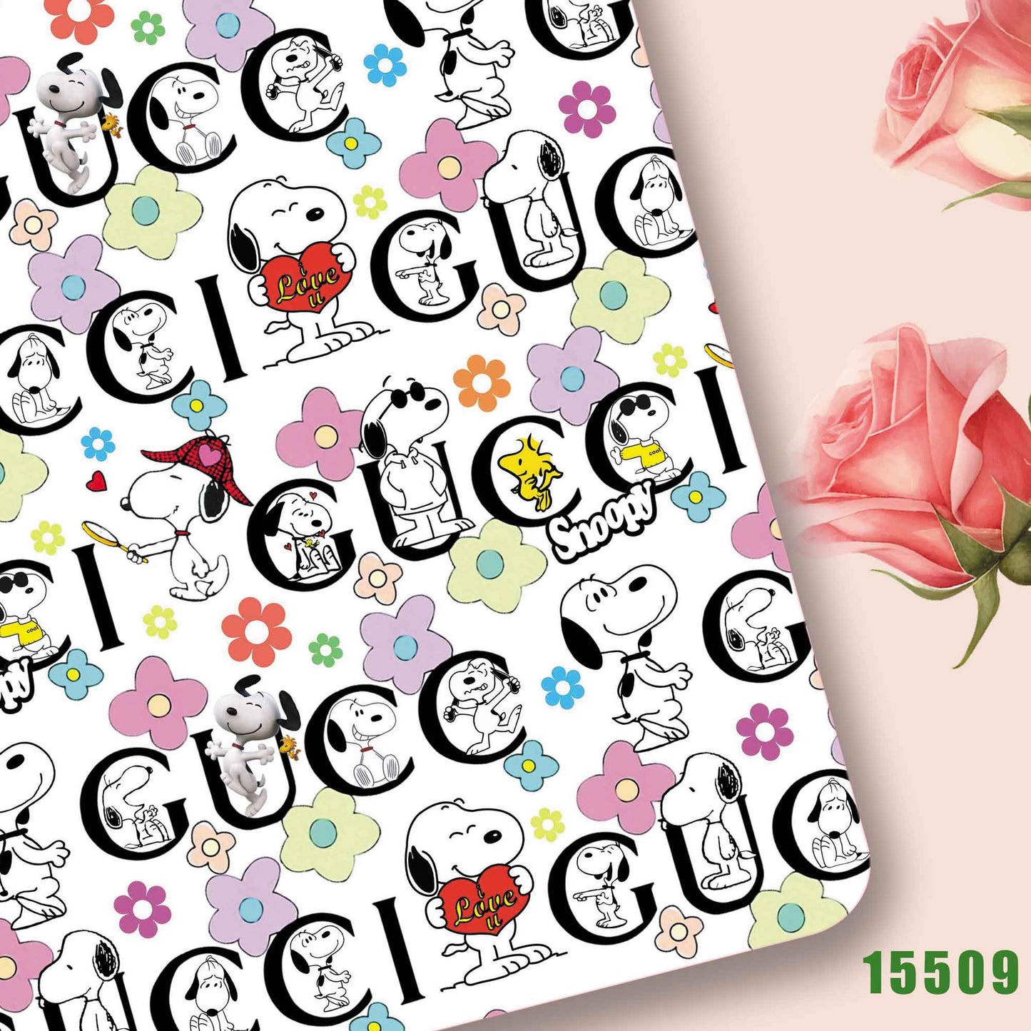 printed fabric 140x50cm15501