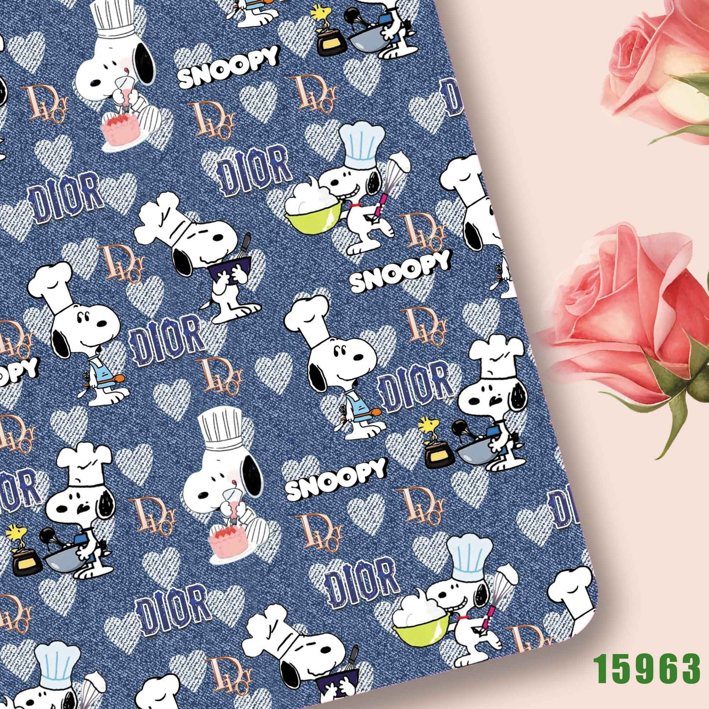 printed fabric 140x50cm15961