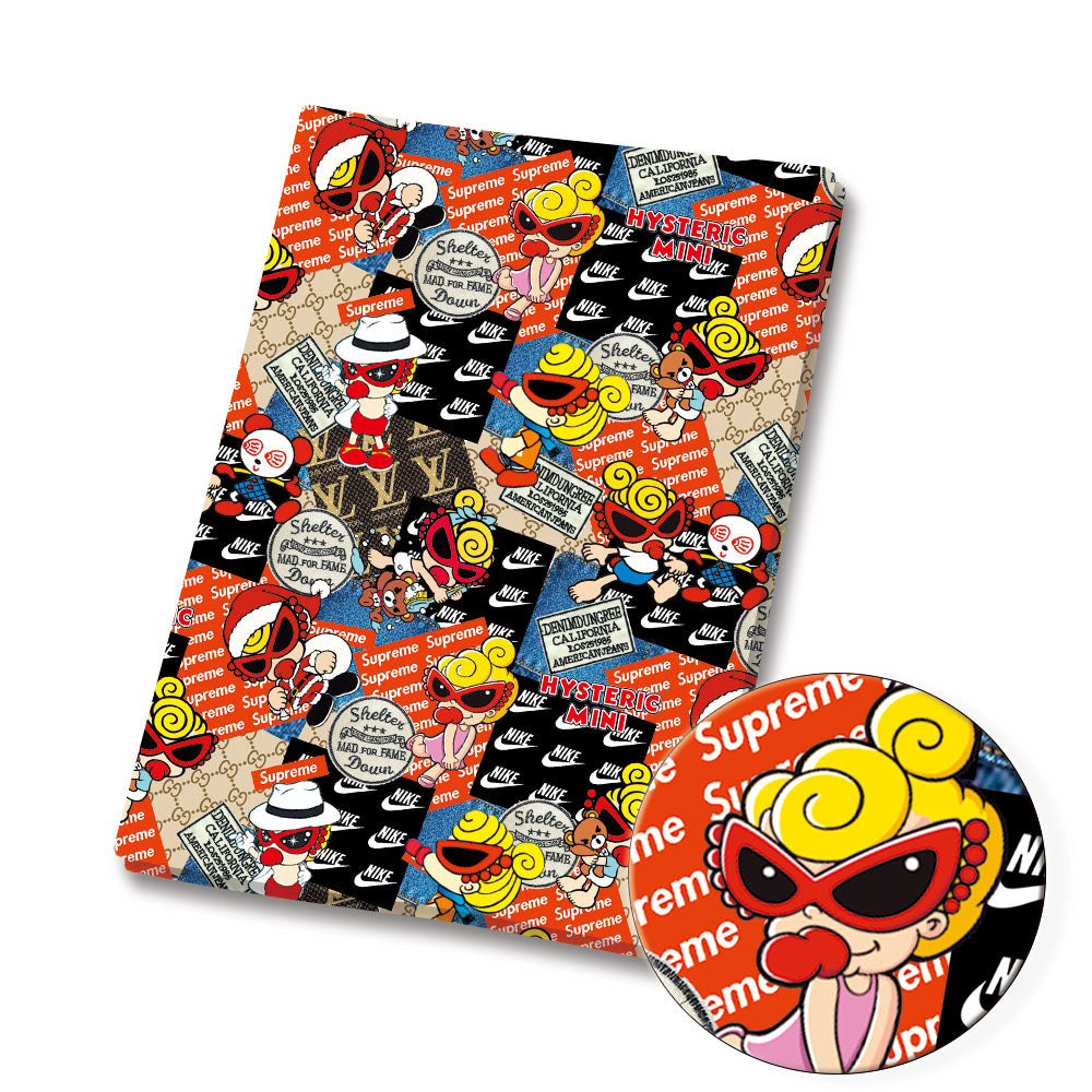 printed fabric 140x50cm