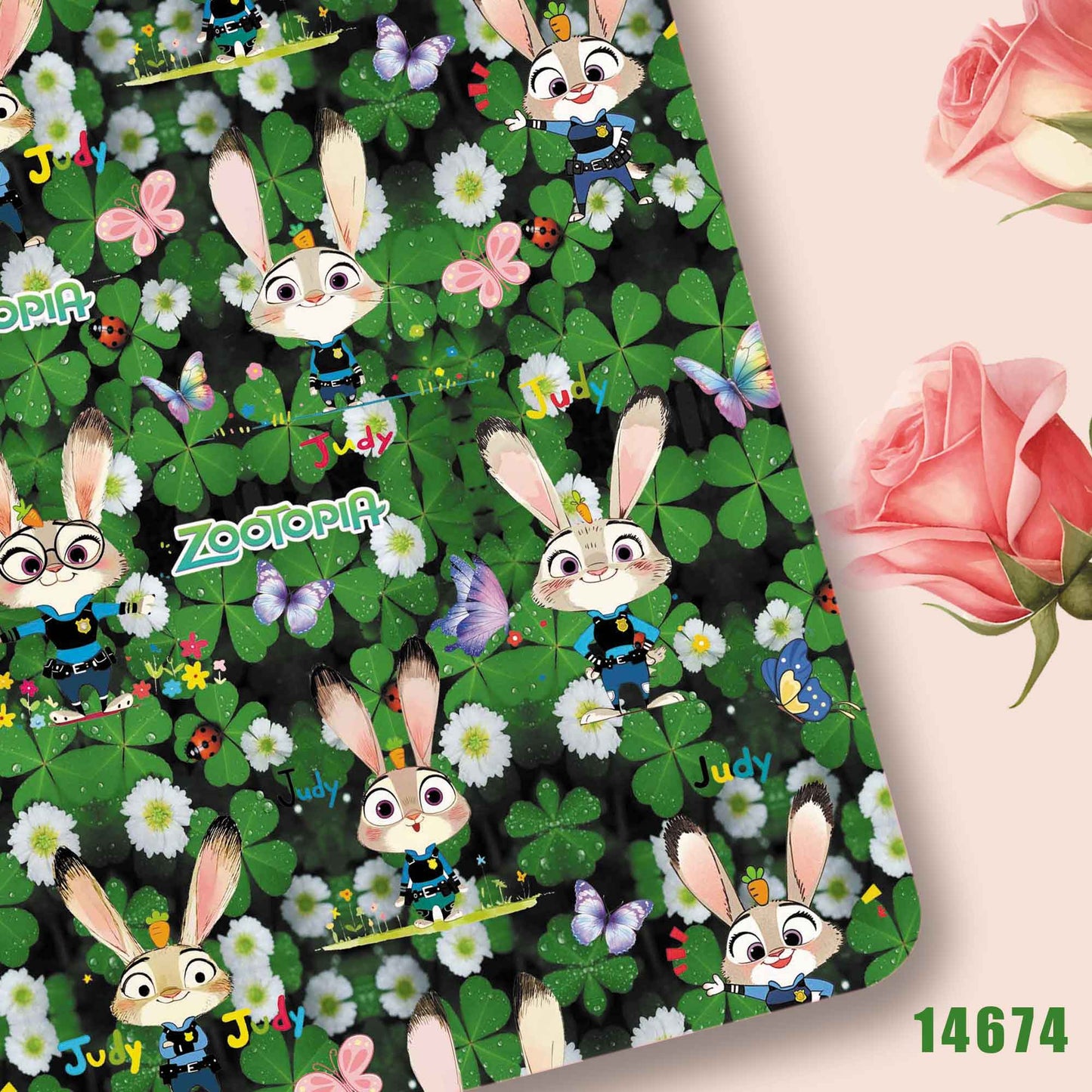 printed fabric 140x50cm14666