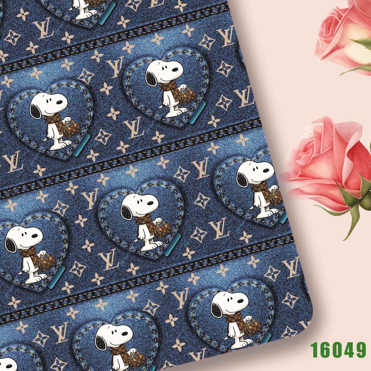 printed fabric 140x50cm16046