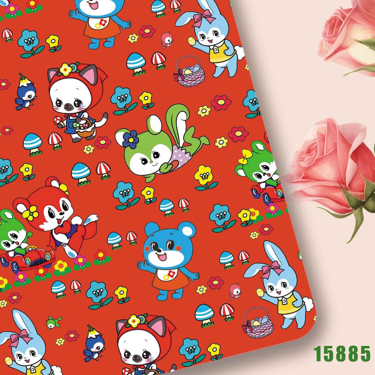 printed fabric 140x50cm15880