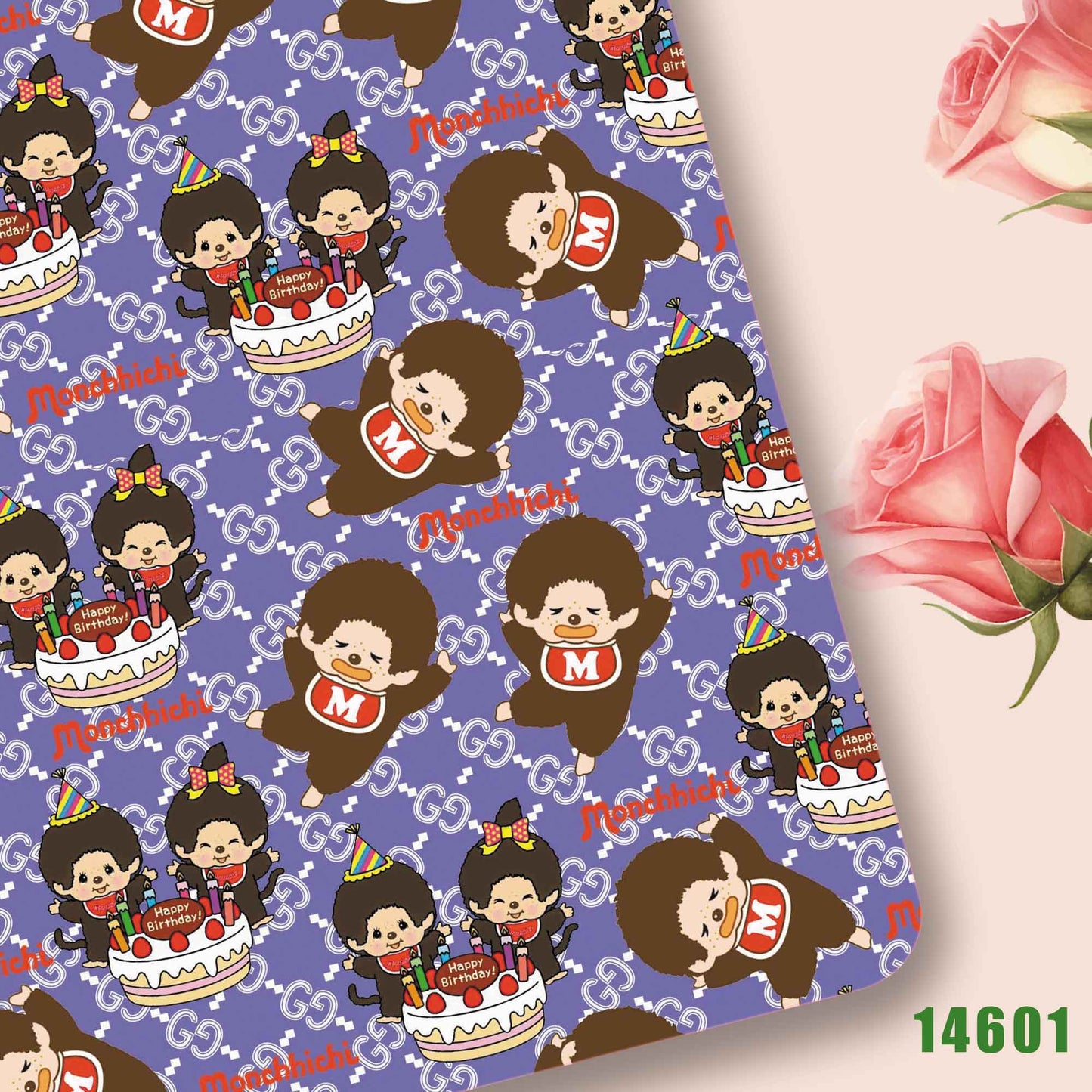 printed fabric 140x50cm14596