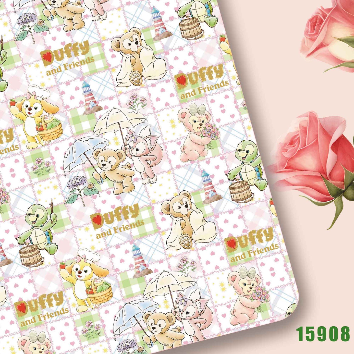 printed fabric 140x50cm15903