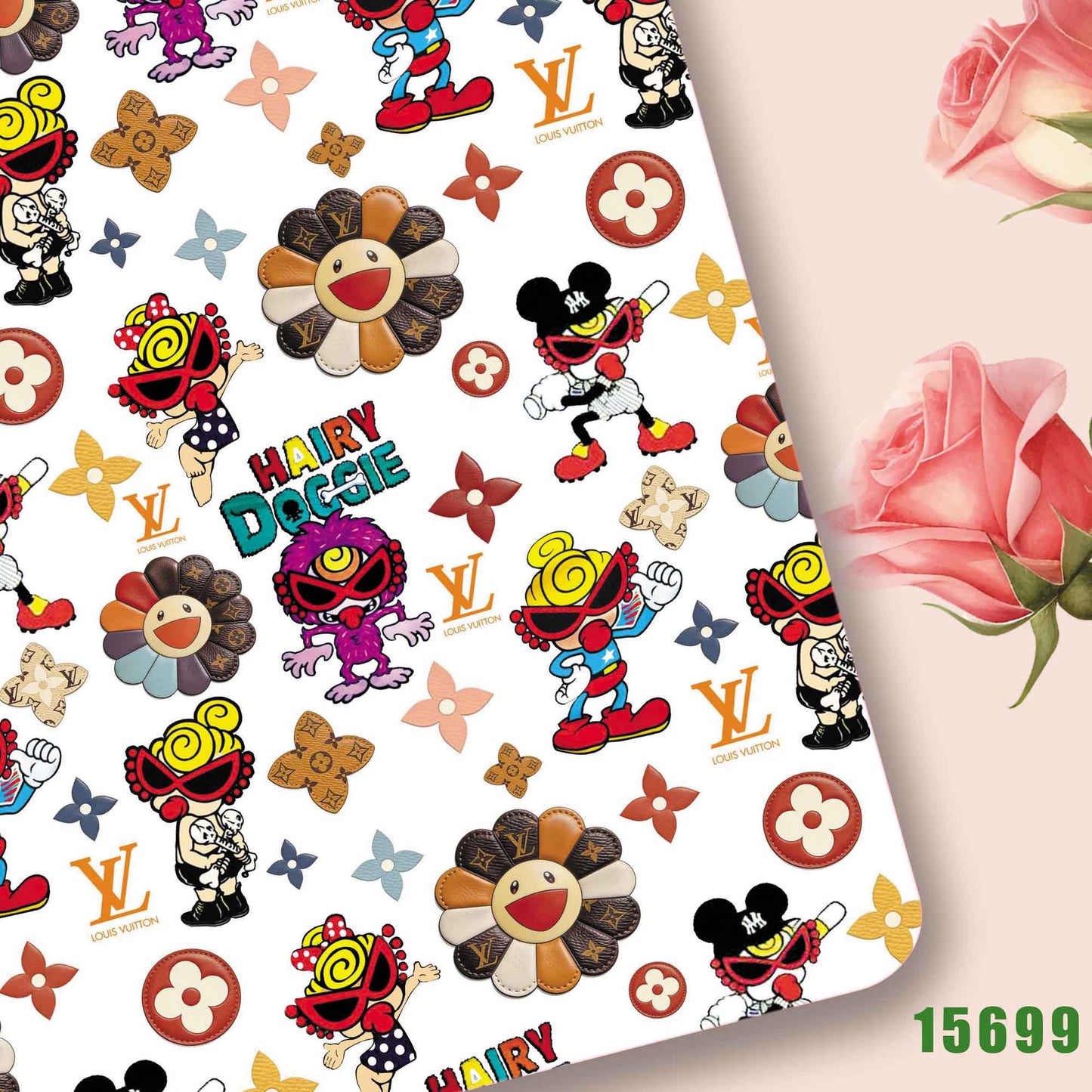 printed fabric 140x50cm15691
