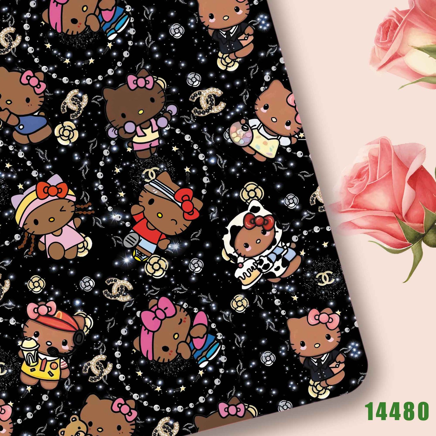 printed fabric 140x50cm14476