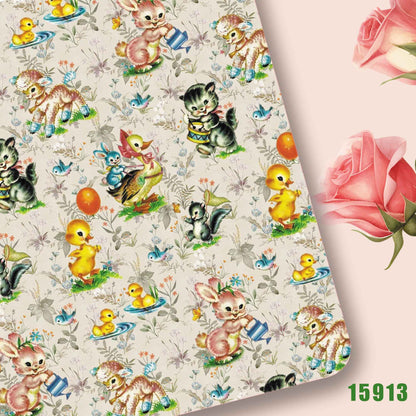 printed fabric 140x50cm15913