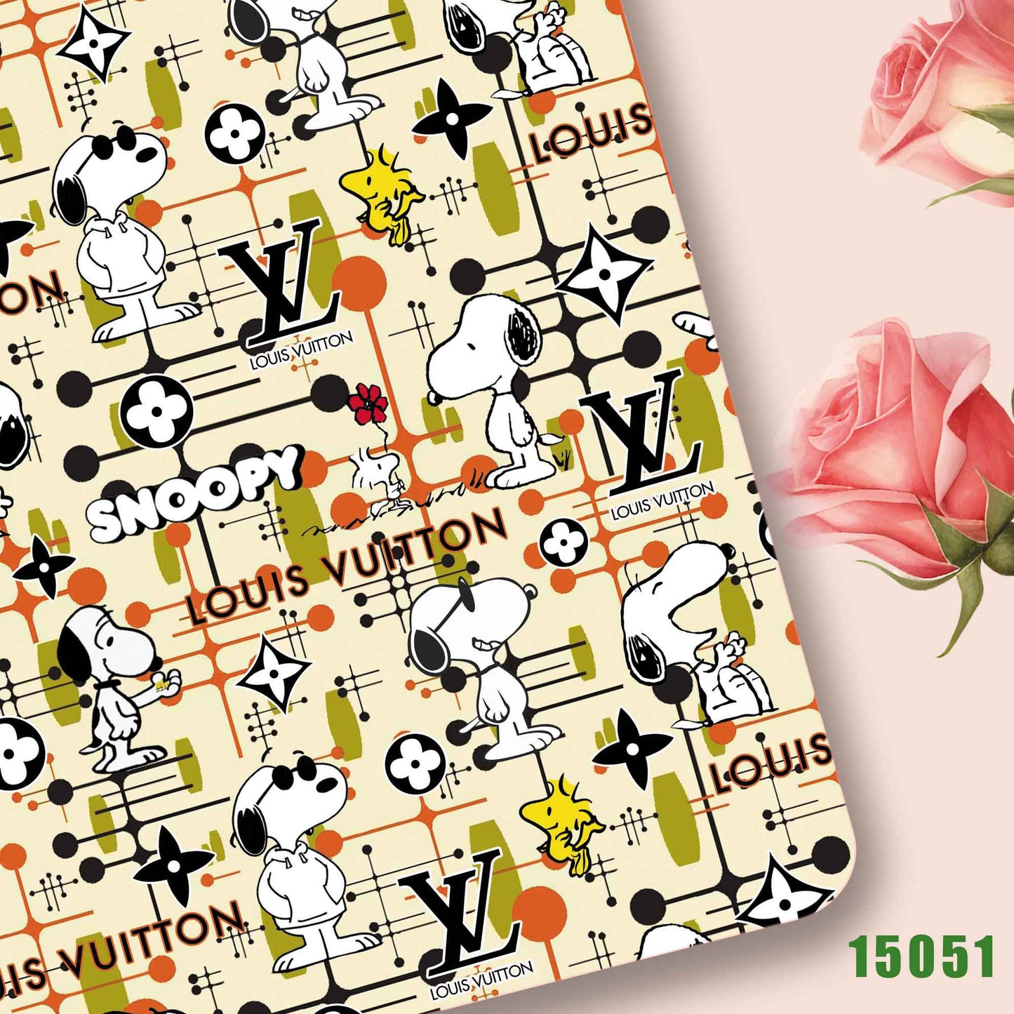 printed fabric 140x50cm15042