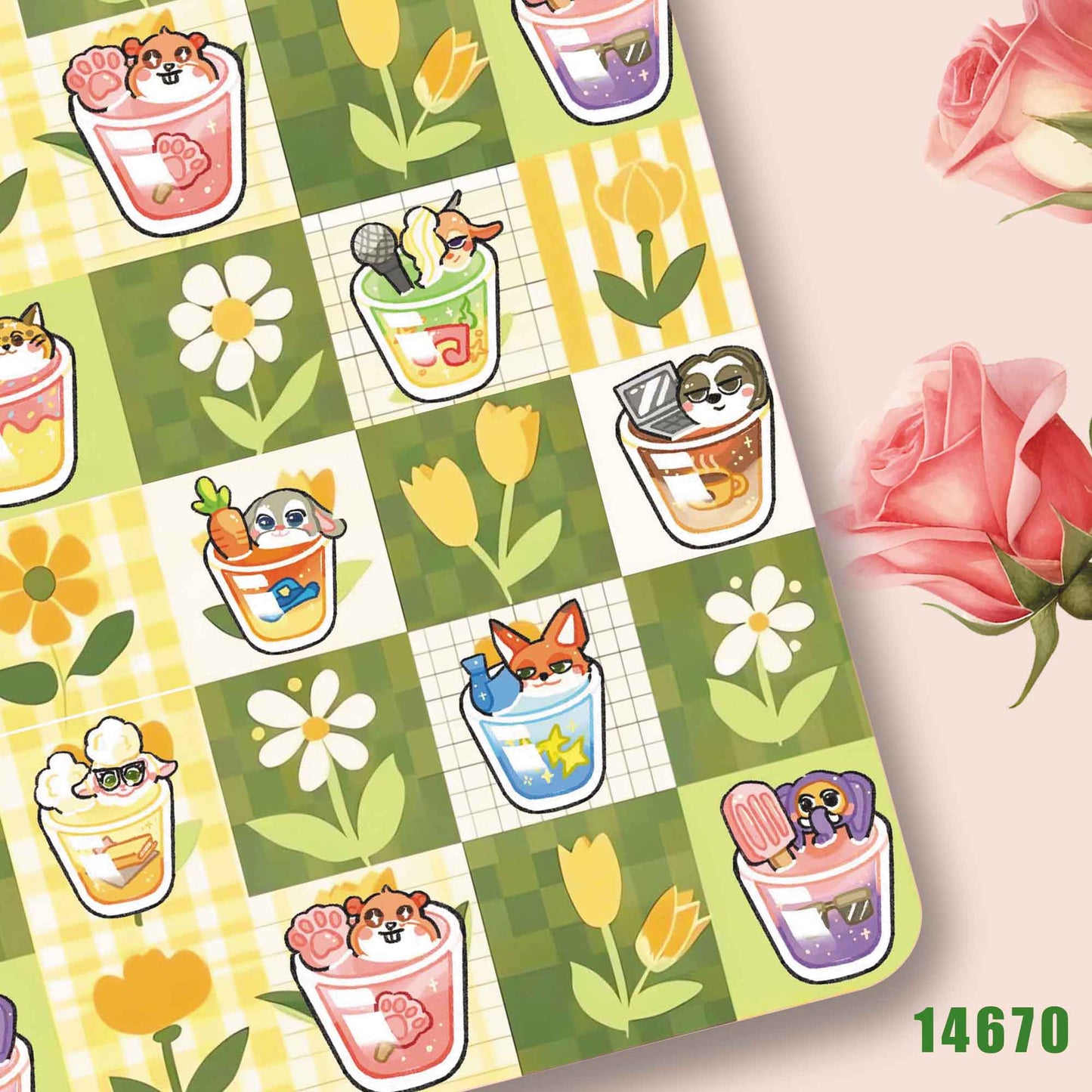 printed fabric 140x50cm14666