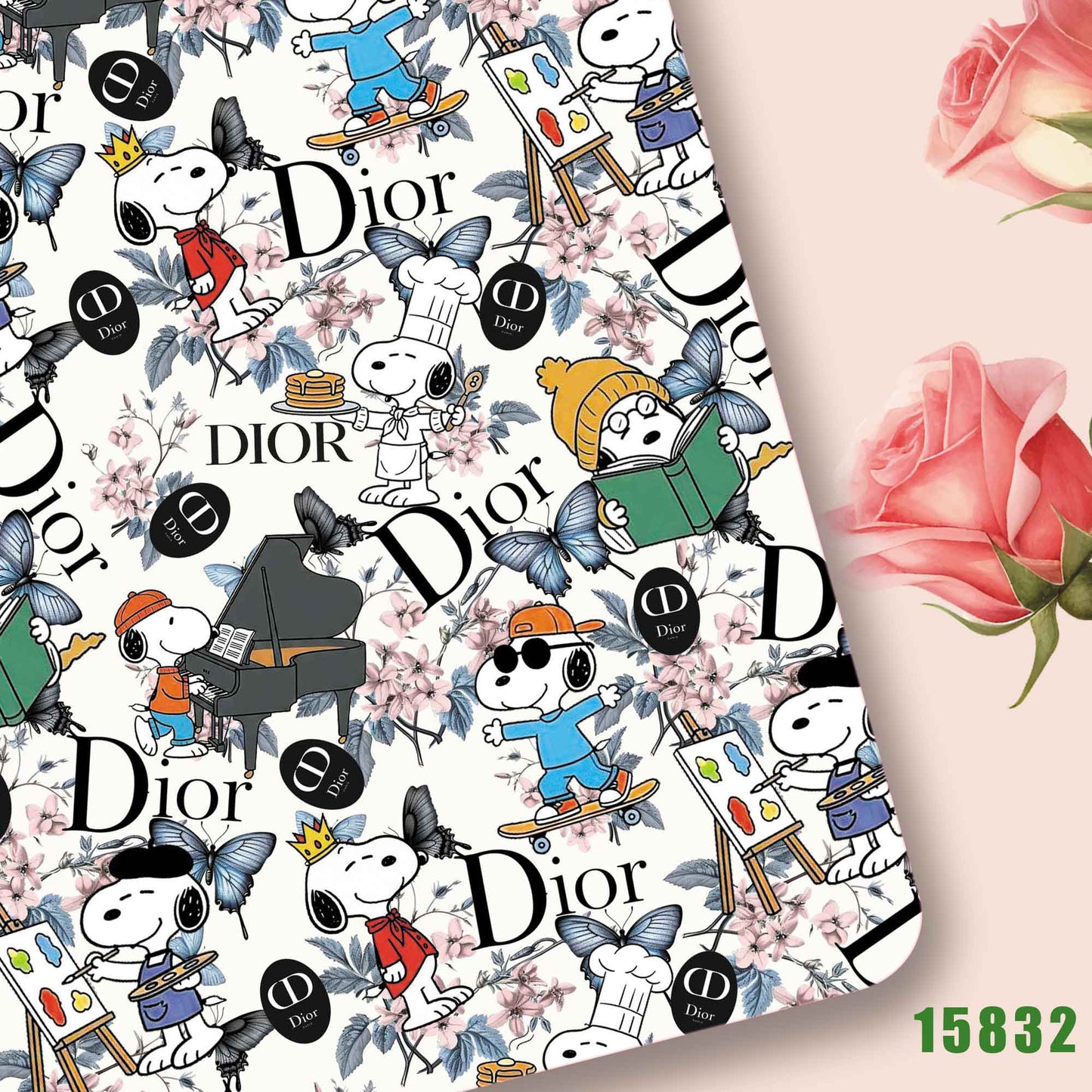 printed fabric 140x50cm15825