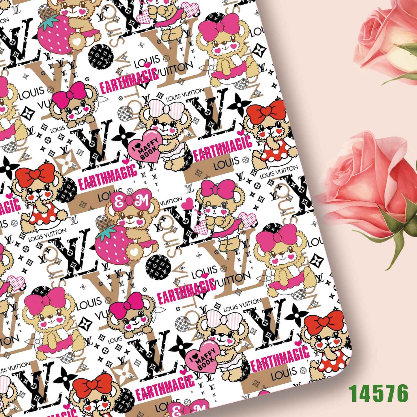 printed fabric 140x50cm14576