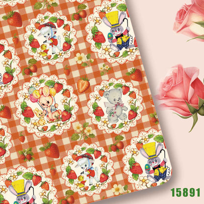 printed fabric 140x50cm15890