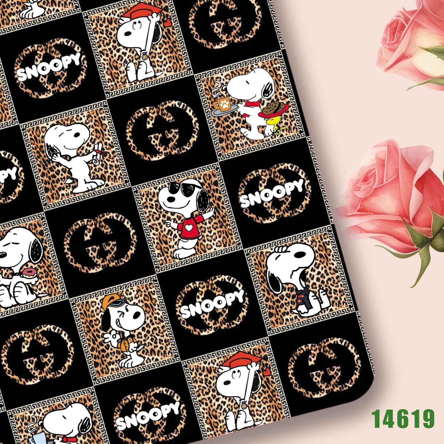 printed fabric 140x50cm14616