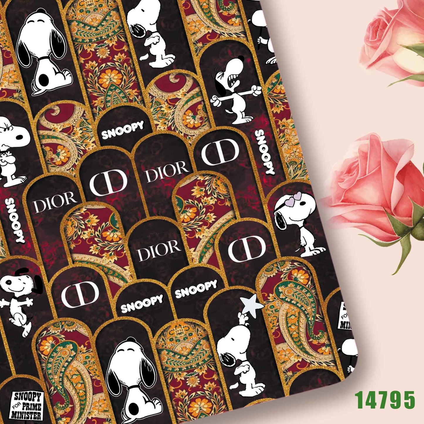 printed fabric 140x50cm14789