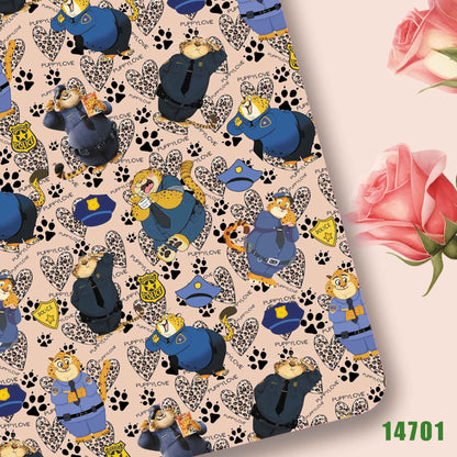 printed fabric 140x50cm14697