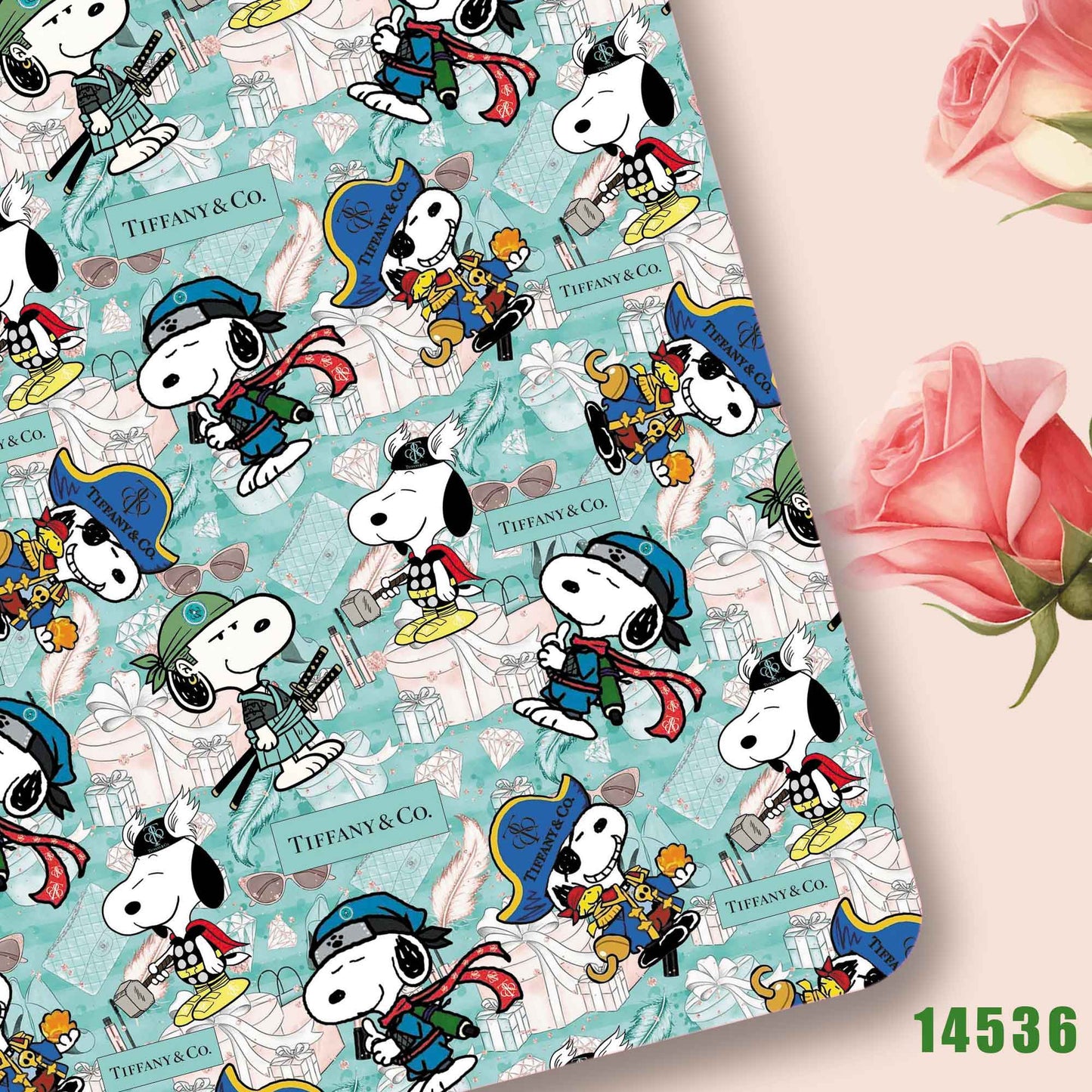 printed fabric 140x50cm14532