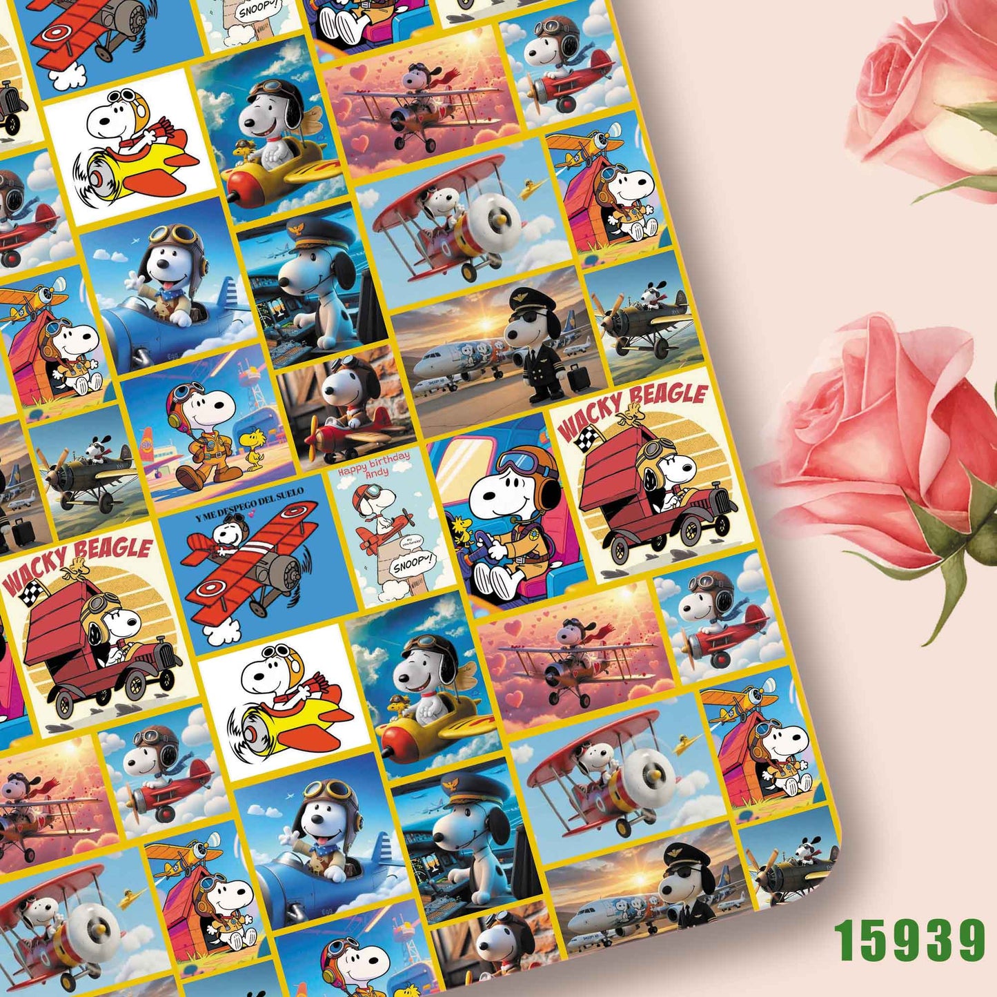 printed fabric 140x50cm15935