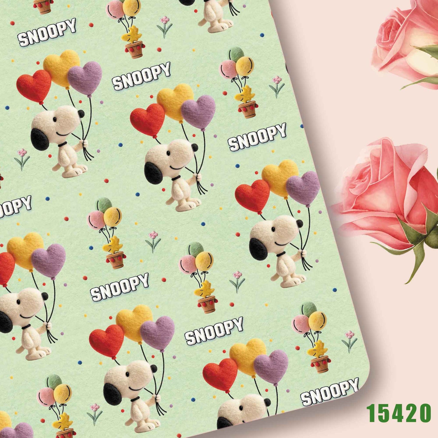 printed fabric 140x50cm15420