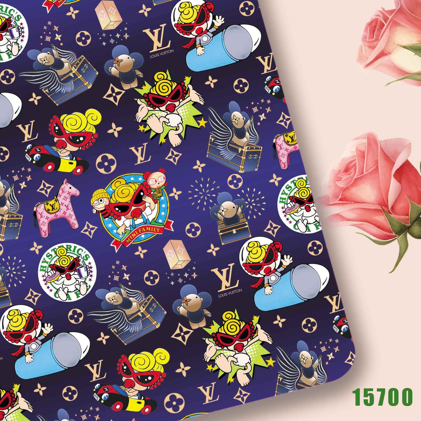 printed fabric 140x50cm15691