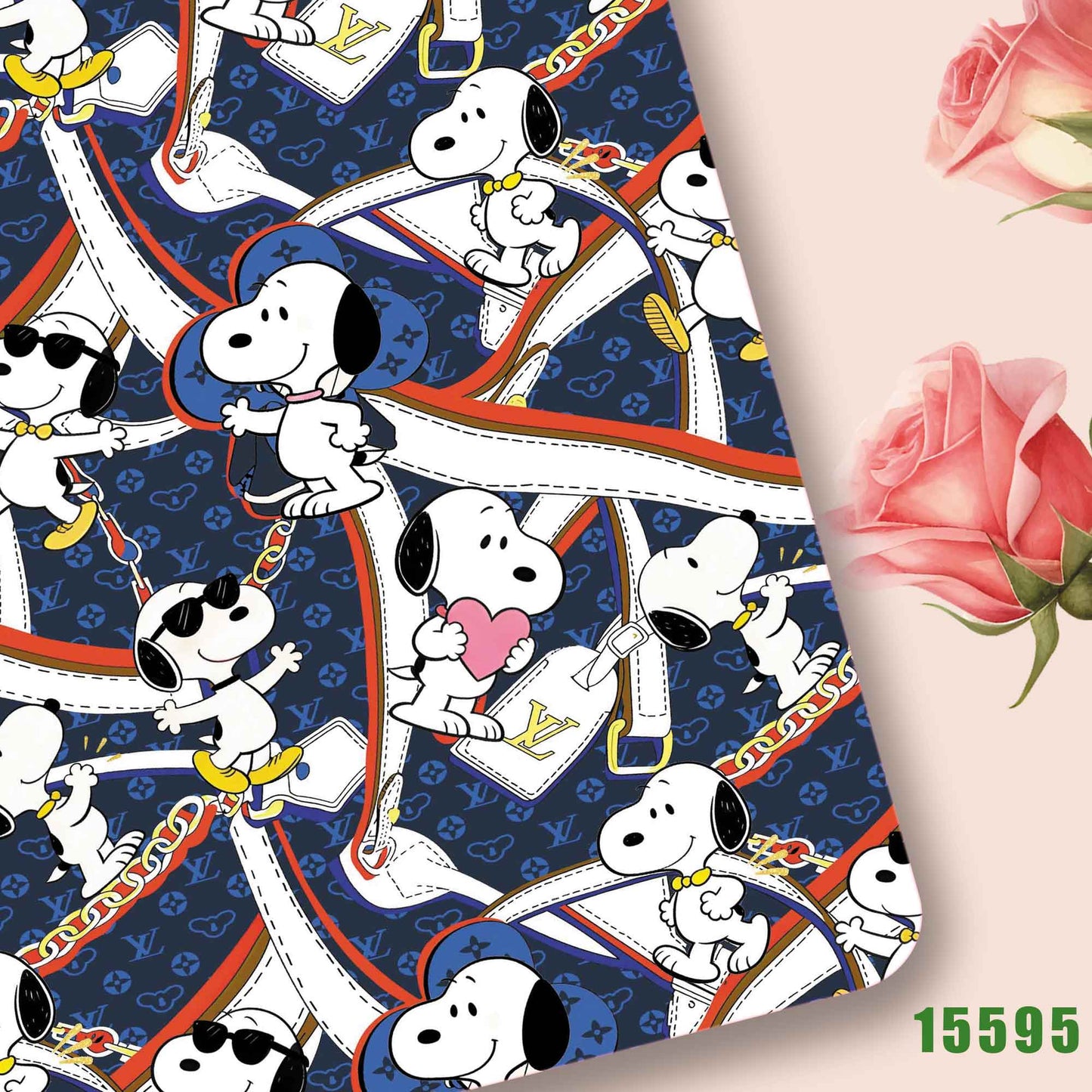 printed fabric 140x50cm15591