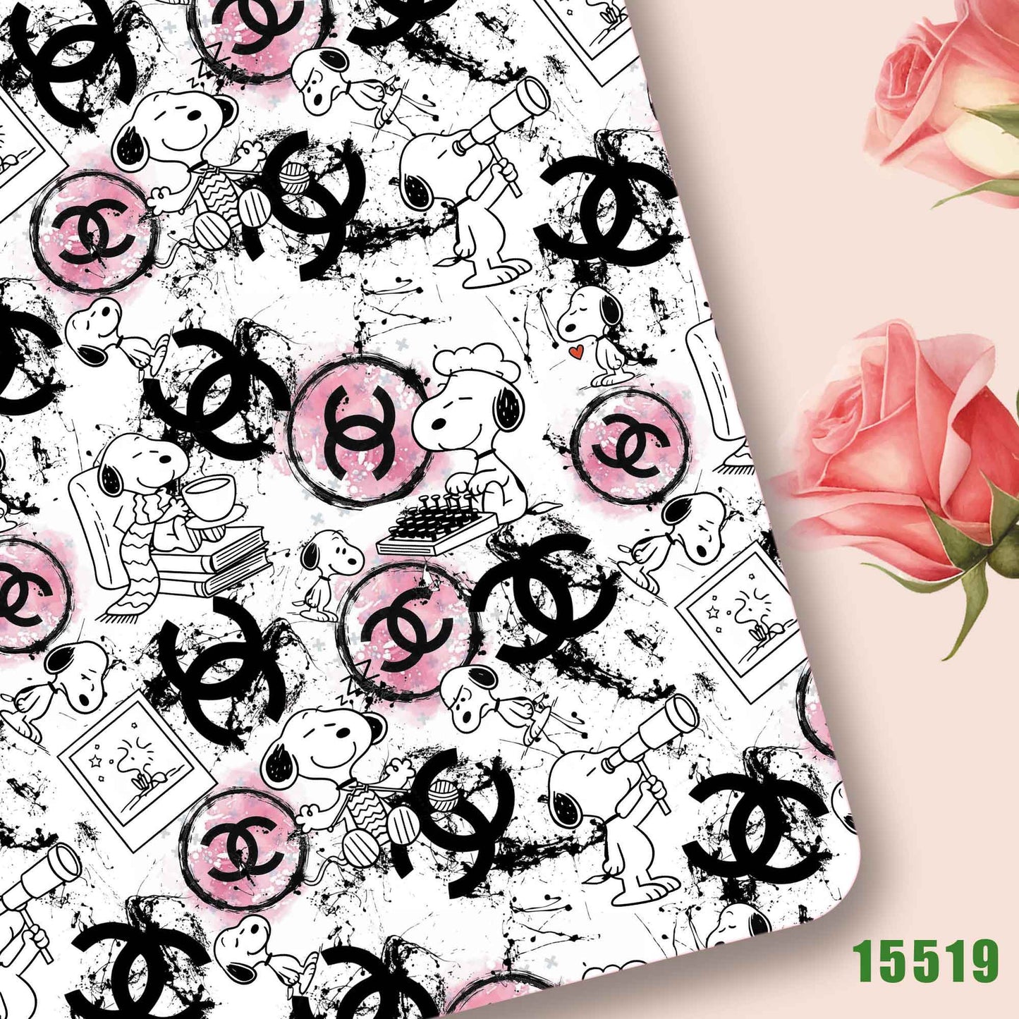 printed fabric 140x50cm15511