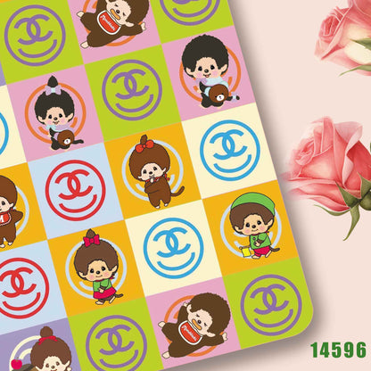 printed fabric 140x50cm14596