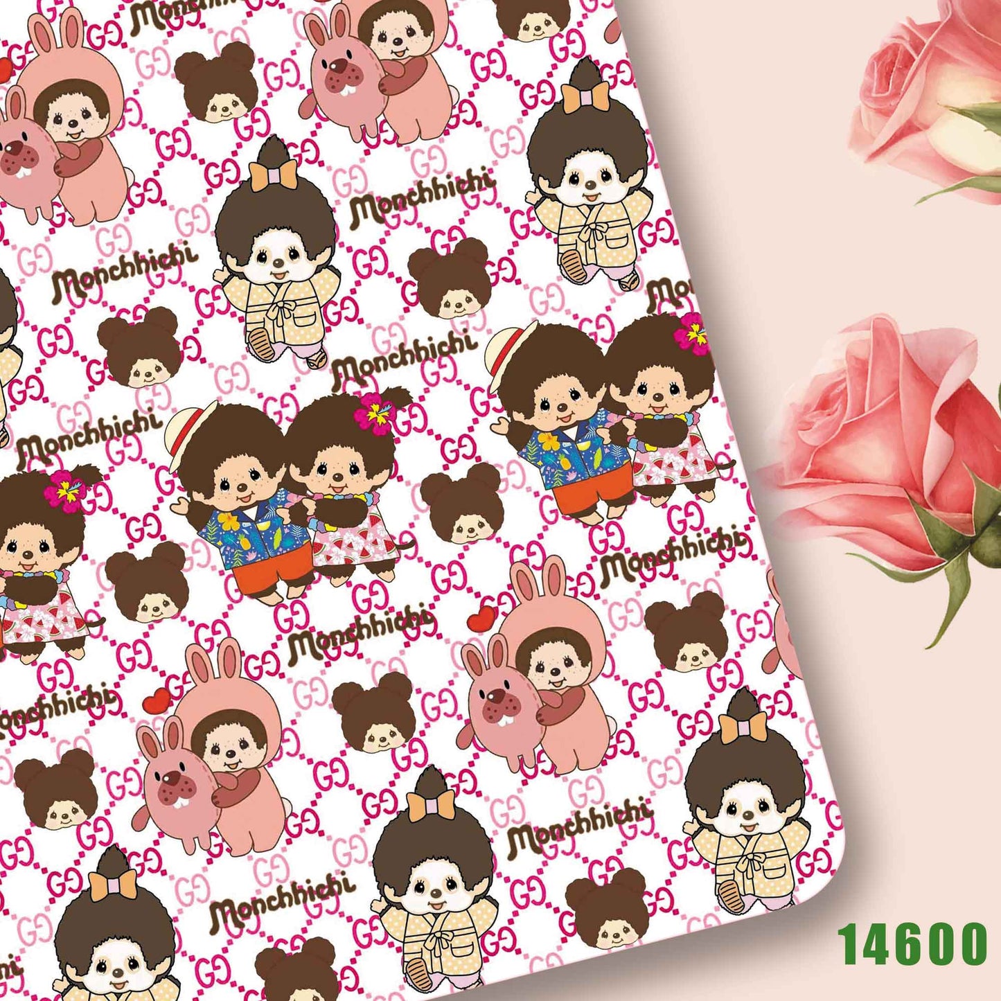 printed fabric 140x50cm14596