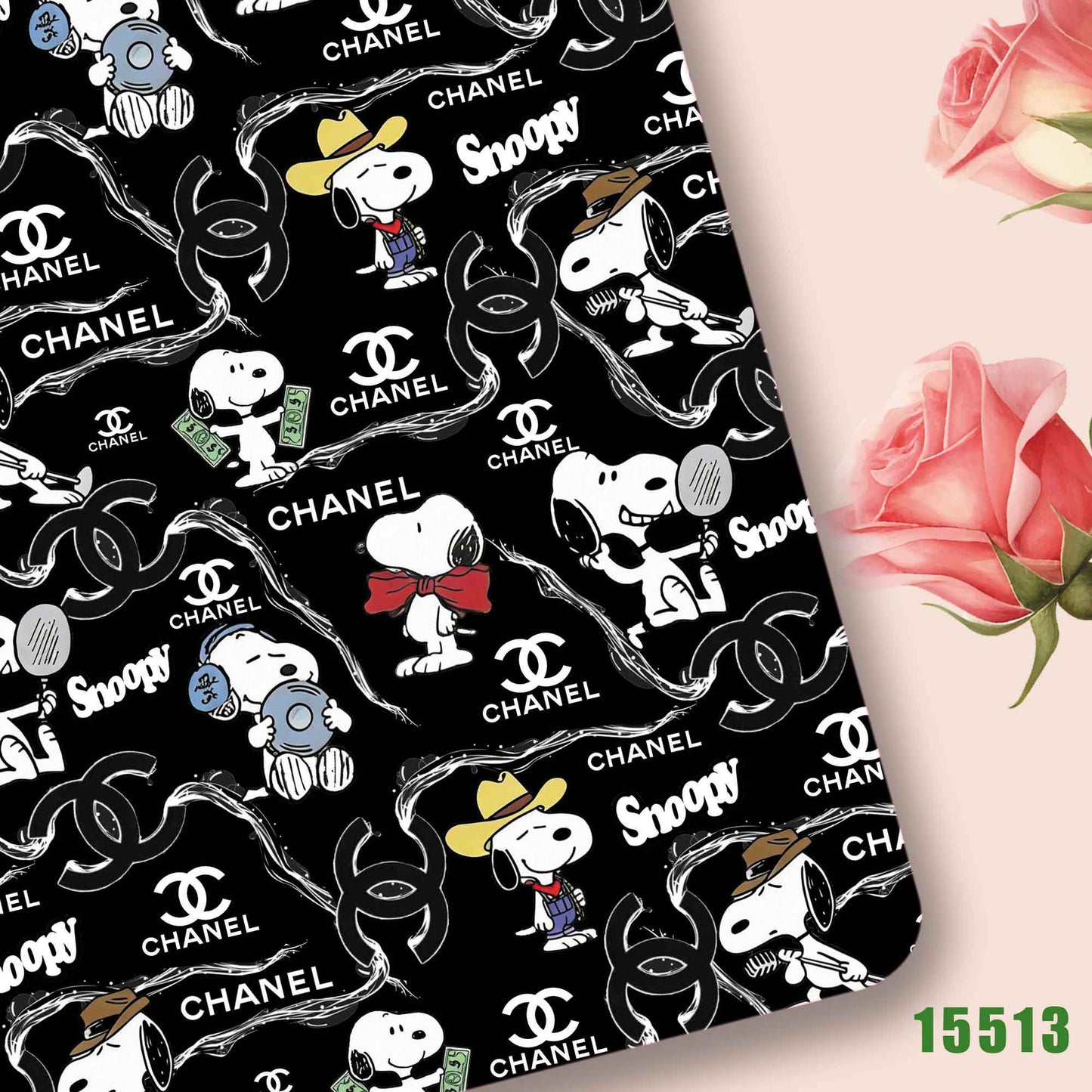 printed fabric 140x50cm15511