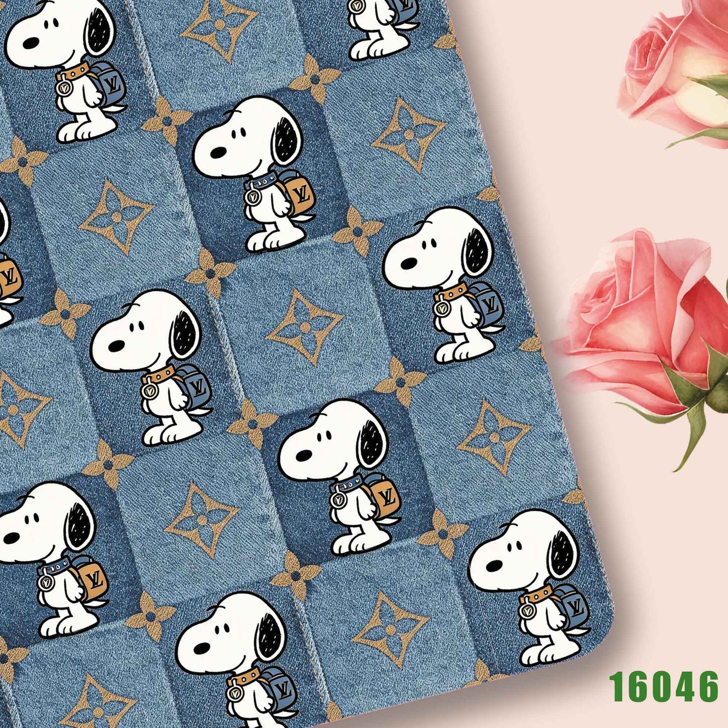 printed fabric 140x50cm16046