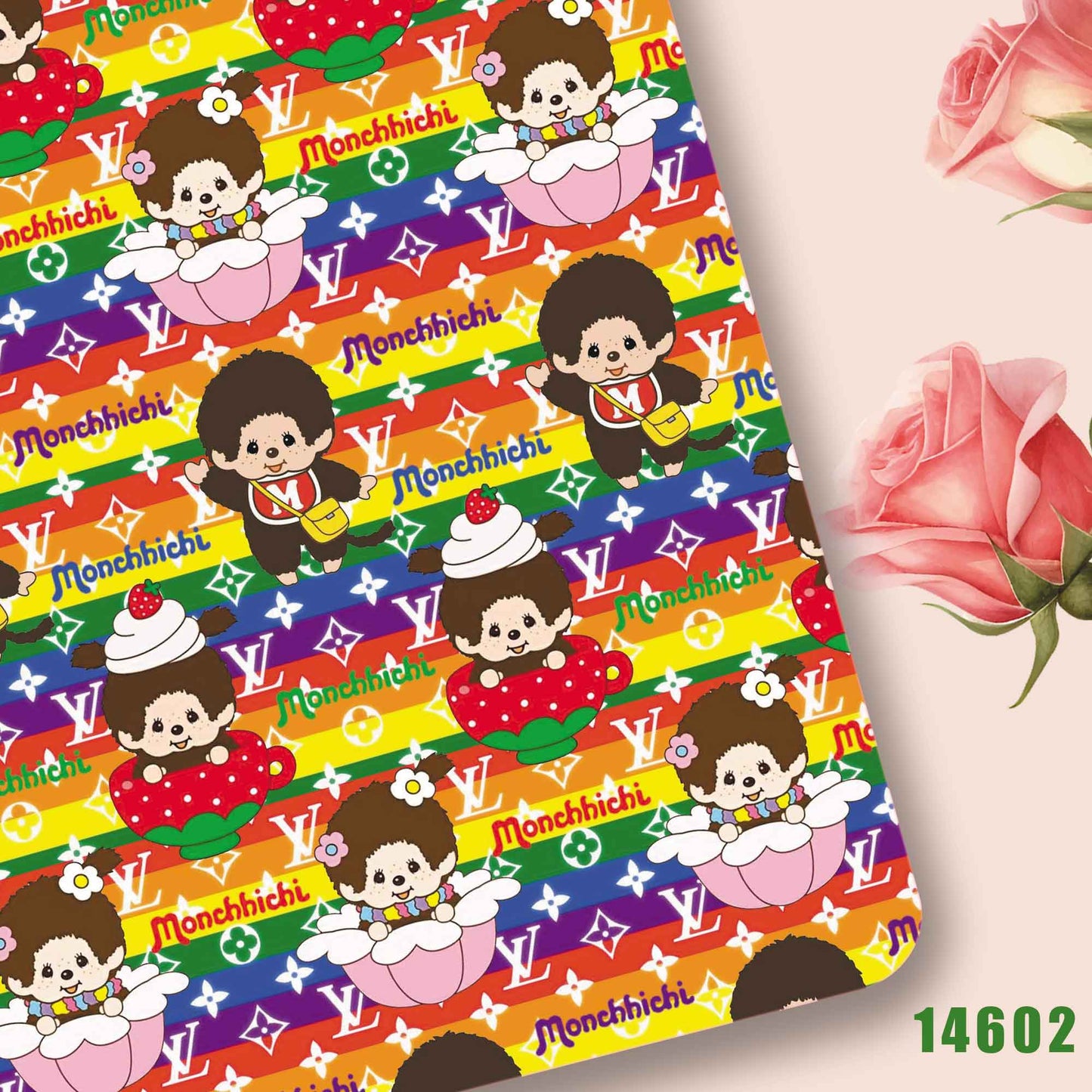 printed fabric 140x50cm14596