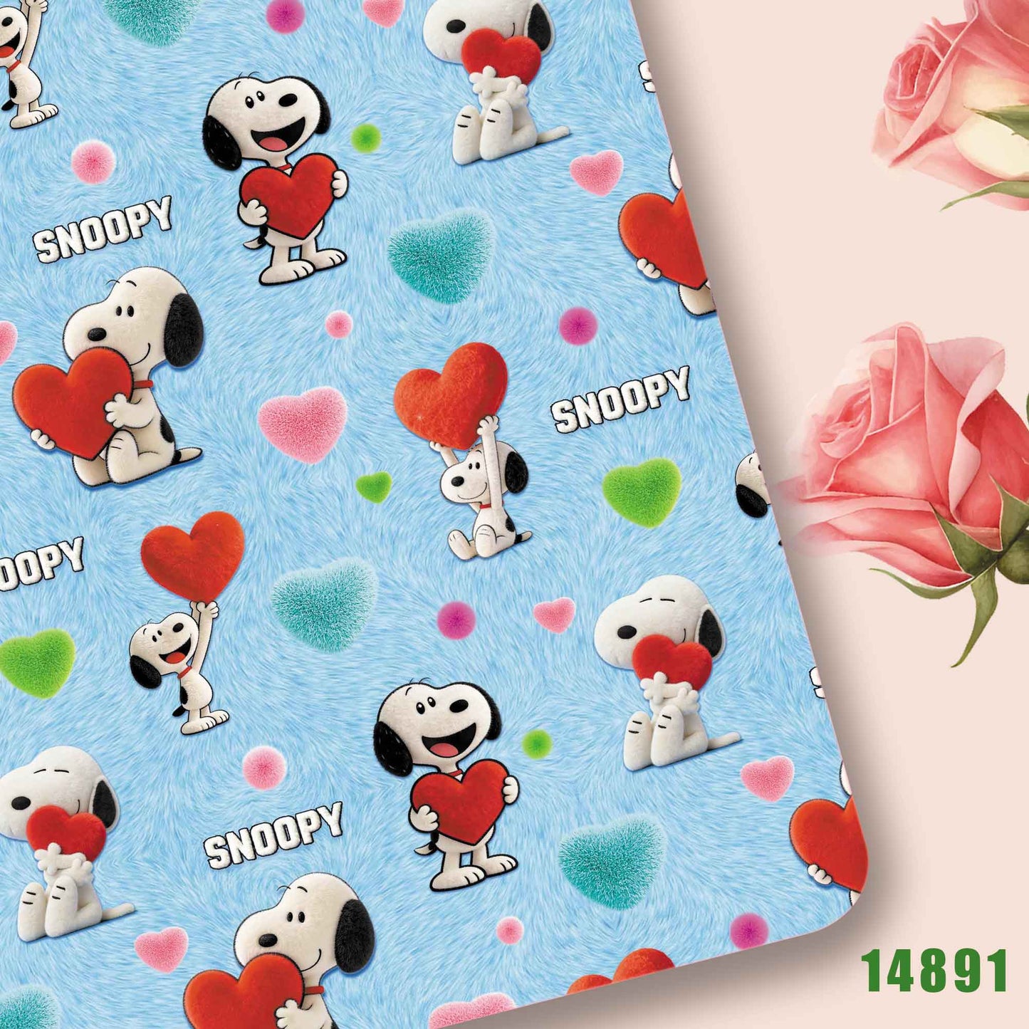 printed fabric 140x50cm14890