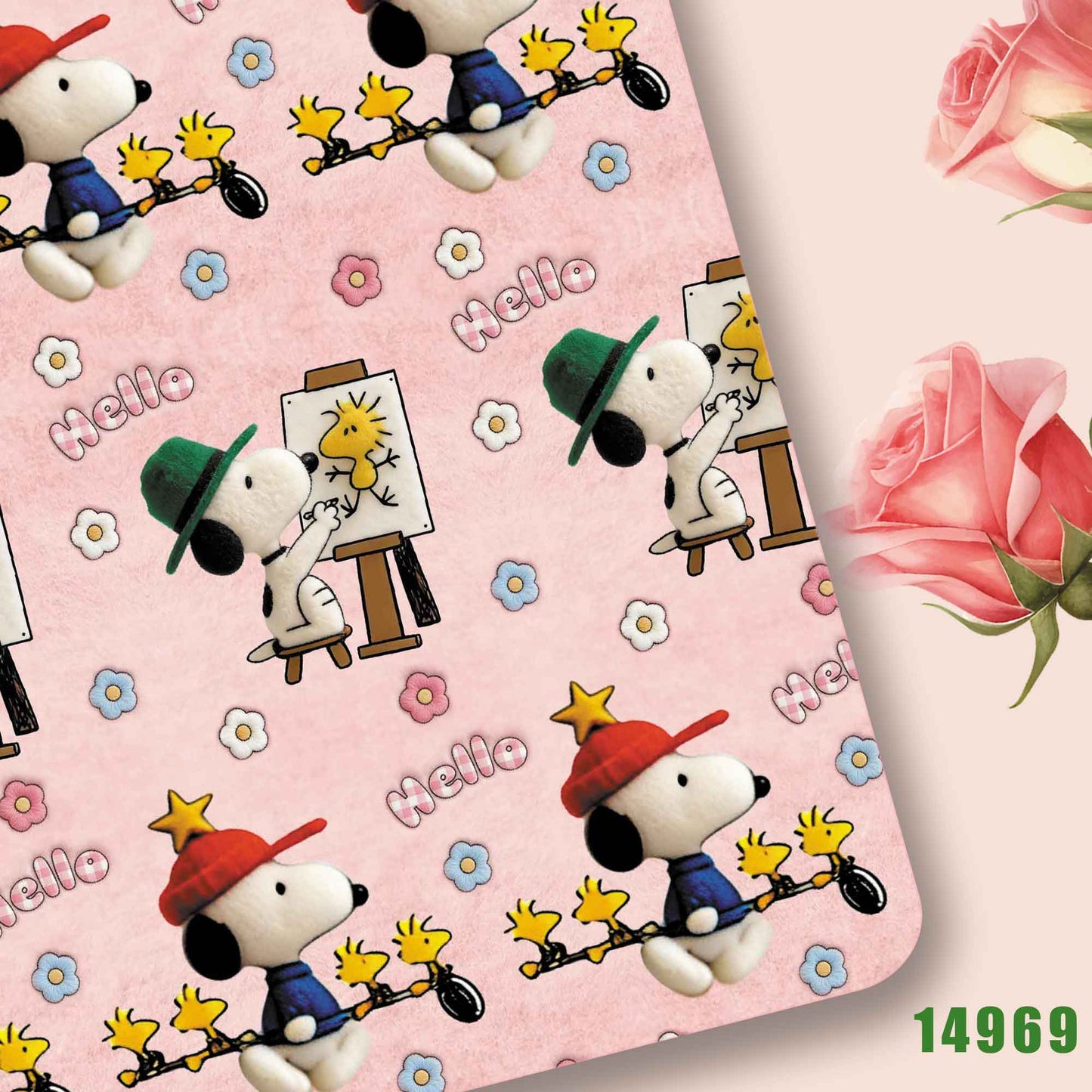 printed fabric 140x50cm14960