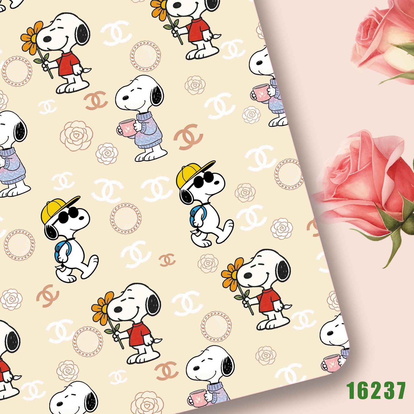 printed fabric 140x50cm16235