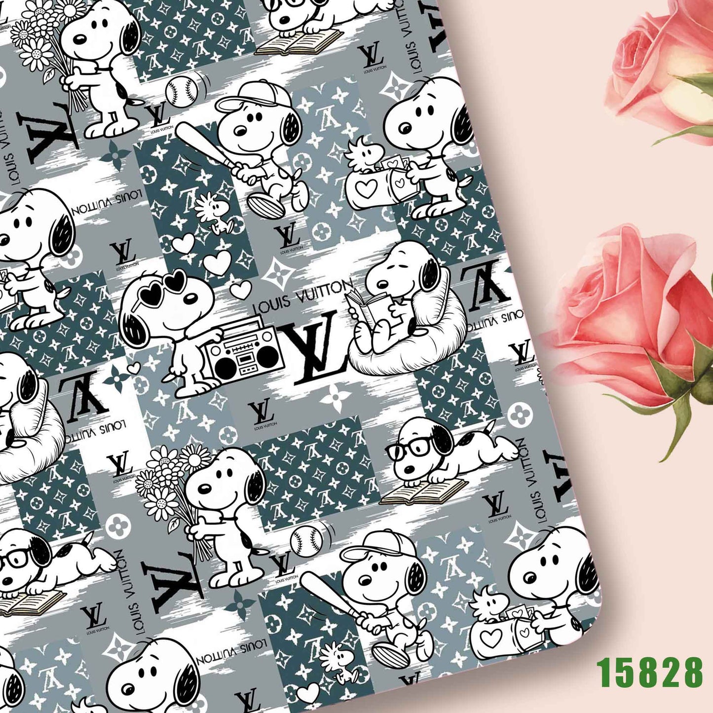 printed fabric 140x50cm15825
