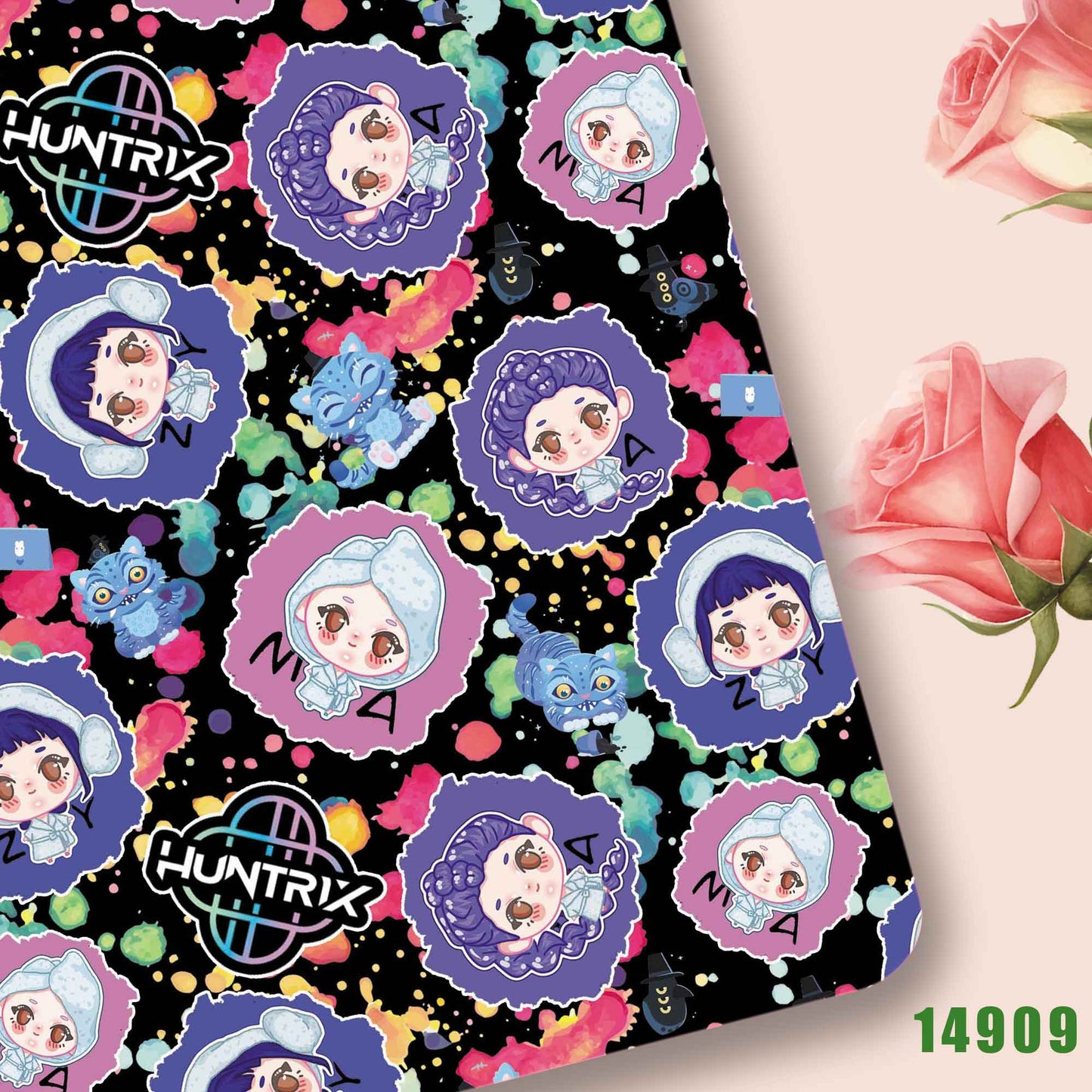 printed fabric 140x50cm14909