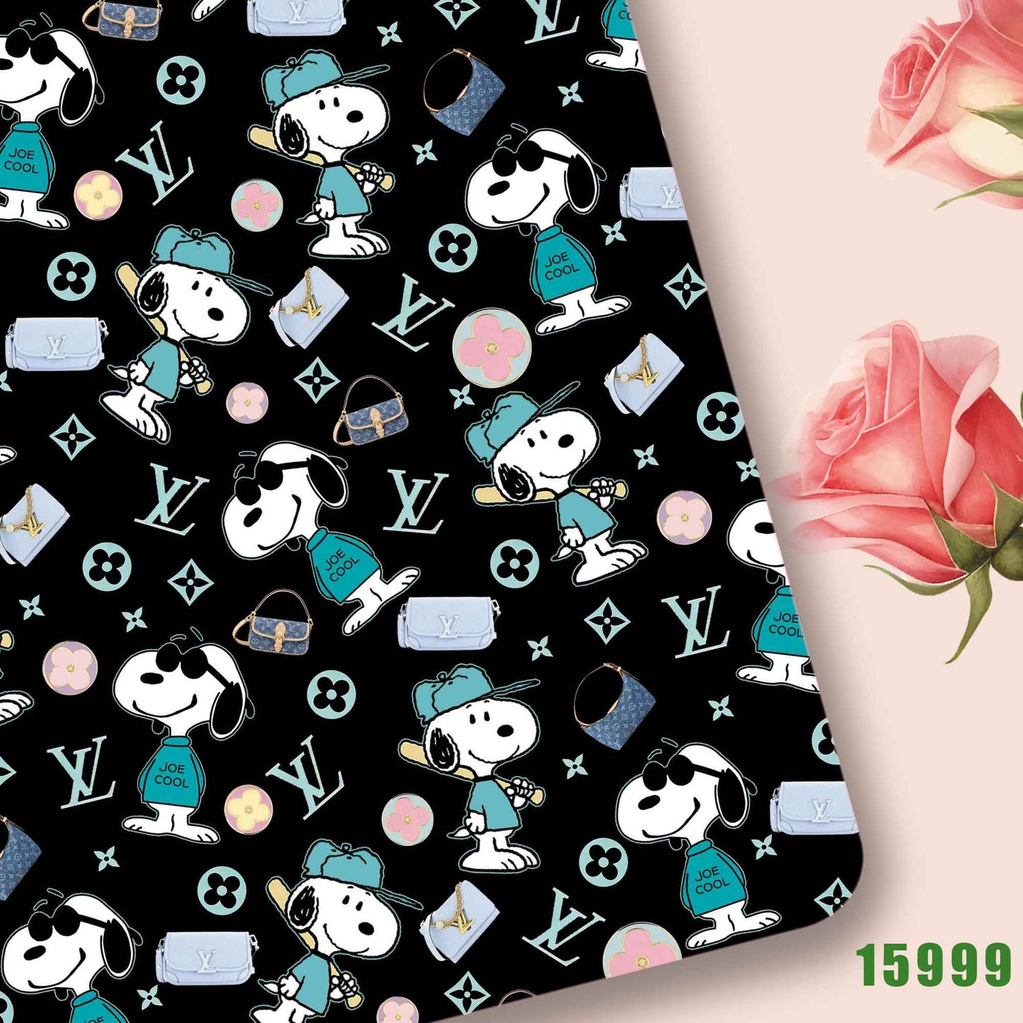 printed fabric 140x50cm15991