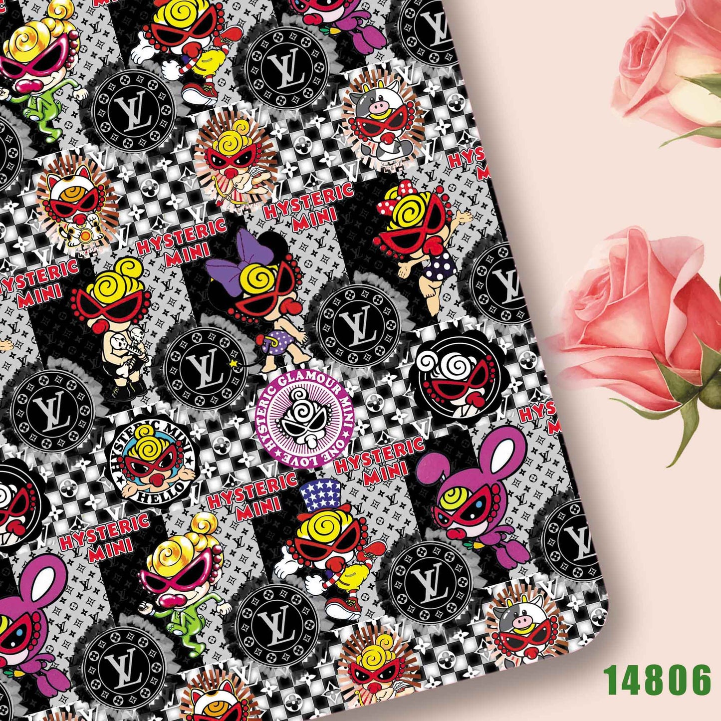 printed fabric 140x50cm14799